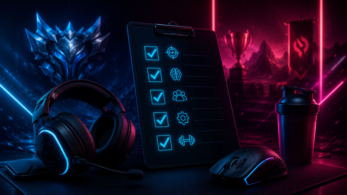 Checklist pre-partida para rank: entra preparado y rinde mejor