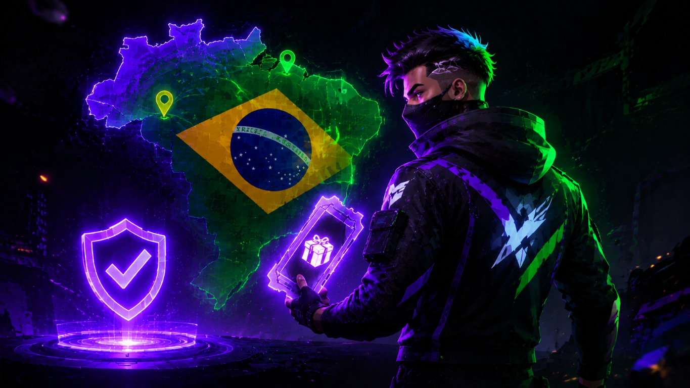 Codigos Free Fire para Brasil: como validar region correctamente