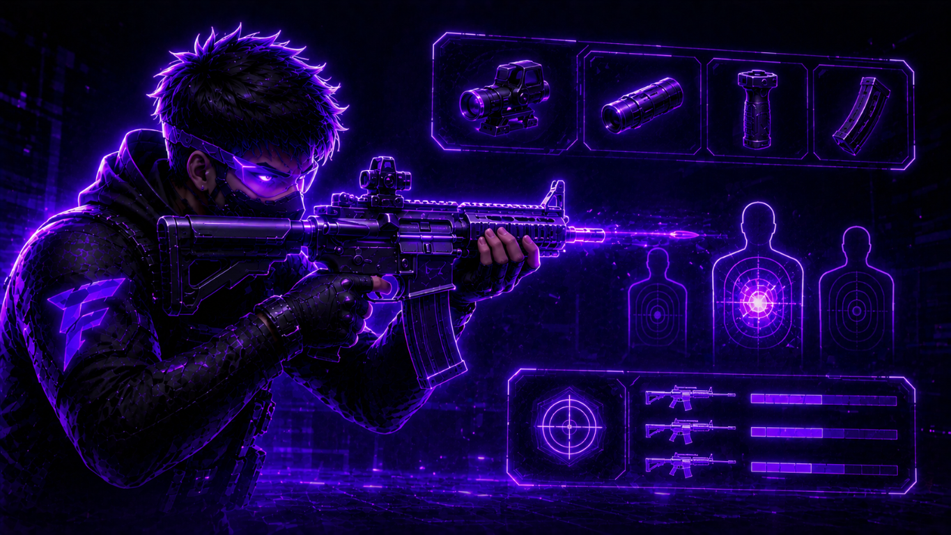 Como controlar el retroceso por arma en Free Fire