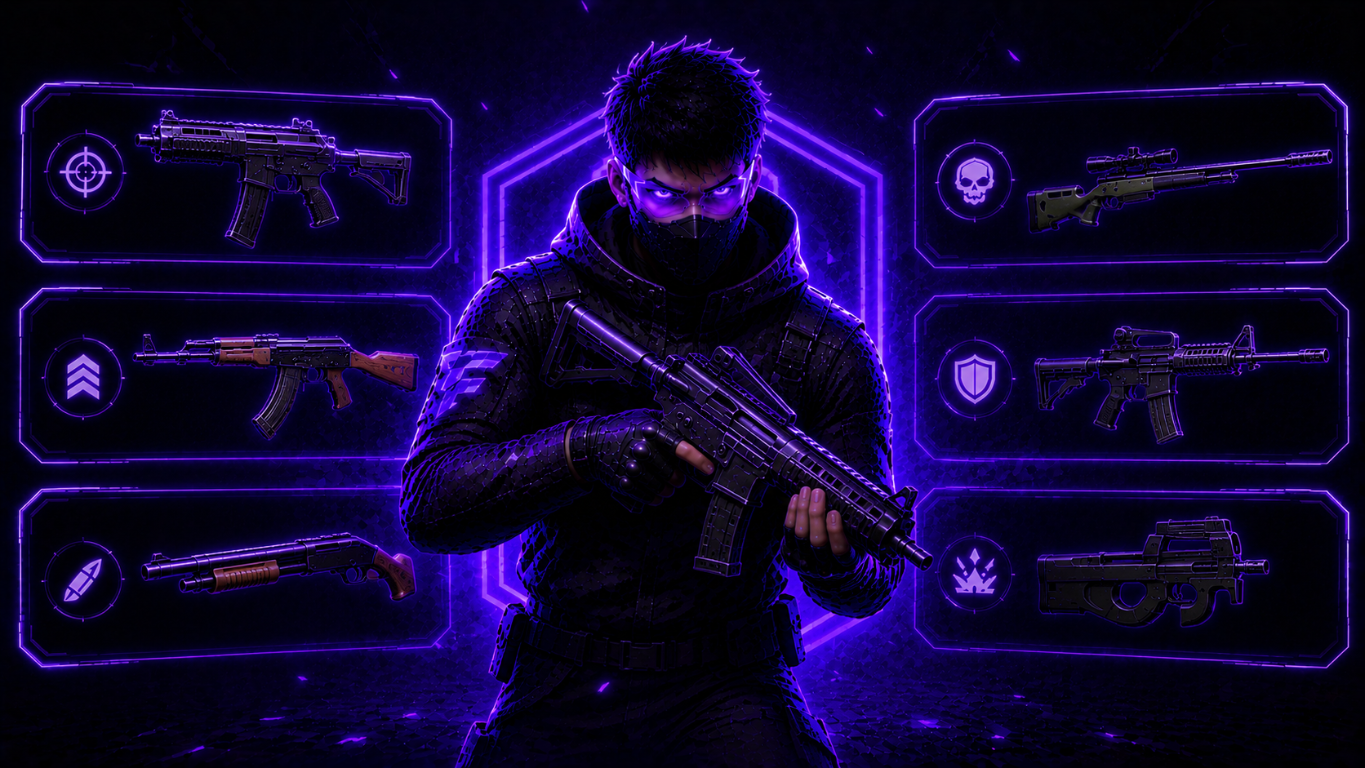 Mejores armas para principiantes en el meta actual de Free Fire